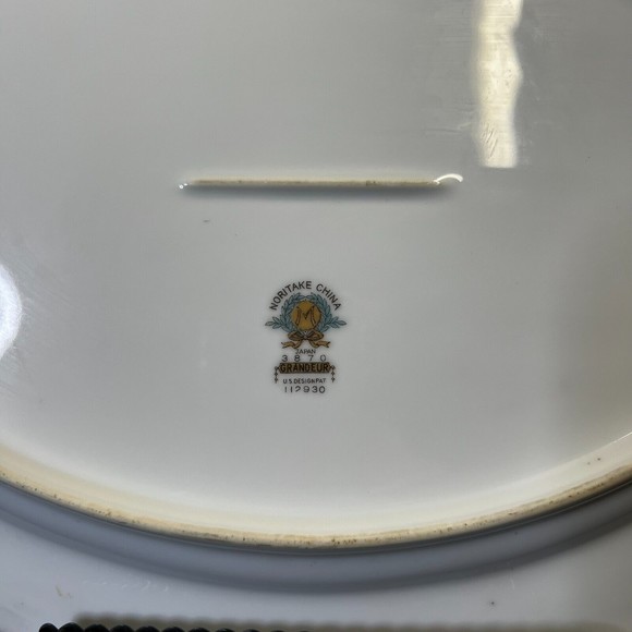 Vtg Noritake Grandeur 13.75" Oval Serving Platter Japan - Picture 6 of 7